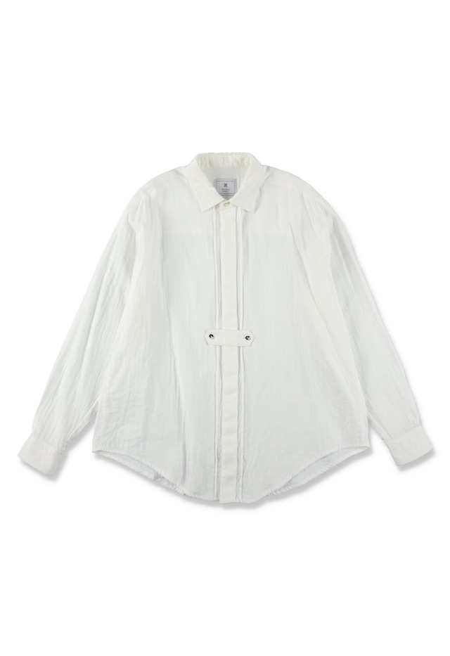 SILVER BUTTON CLASSIC SHIRTS WHITE