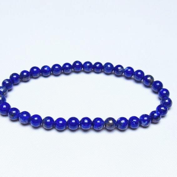 ラピスラズリ ブレスレット 5mm 一点物 メール便可 [M便 1/10] 111-48397