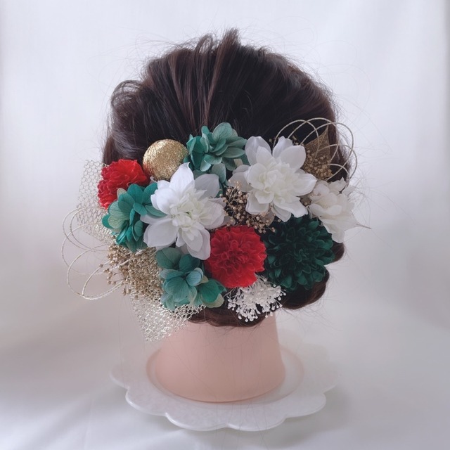 green ×red × white - mini daria -