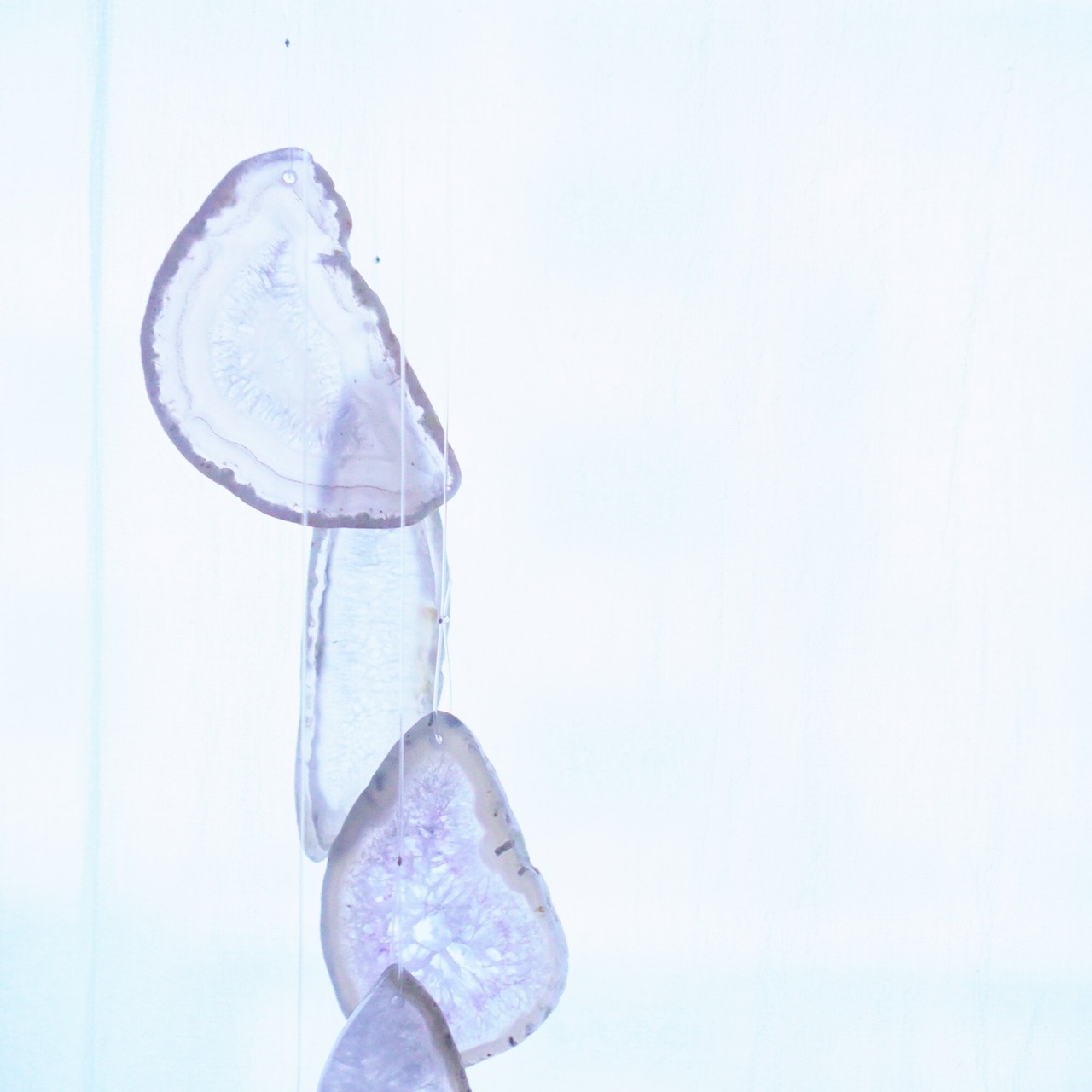 Crystal Snow - アゲートヒーリングチャイム / Agate Sun Catcher Wind Chime 517