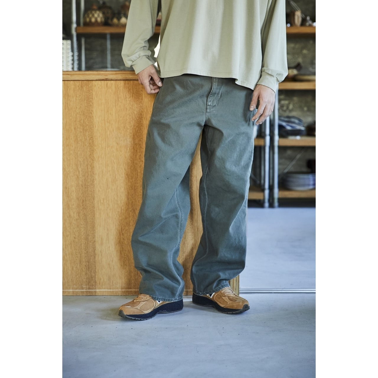 orSlow / DAD'S FIT OXFORD PAINTER PANTS - ダッドフィット