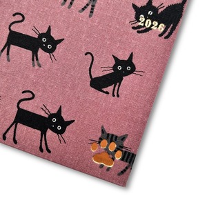 【2026ダイアリー】Diary CATS（ねこシリーズ）CoCo Land リラックスキャット　テラコッタ