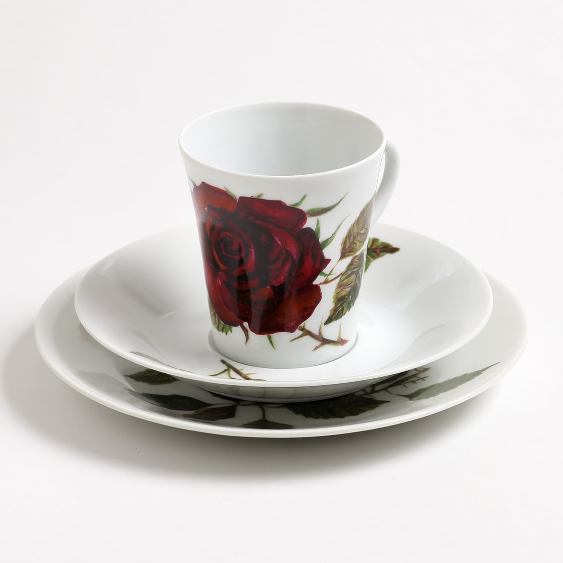 アメリカヴィンテージ ソルト＆ペッパー ローズ 薔薇 西ドイツ