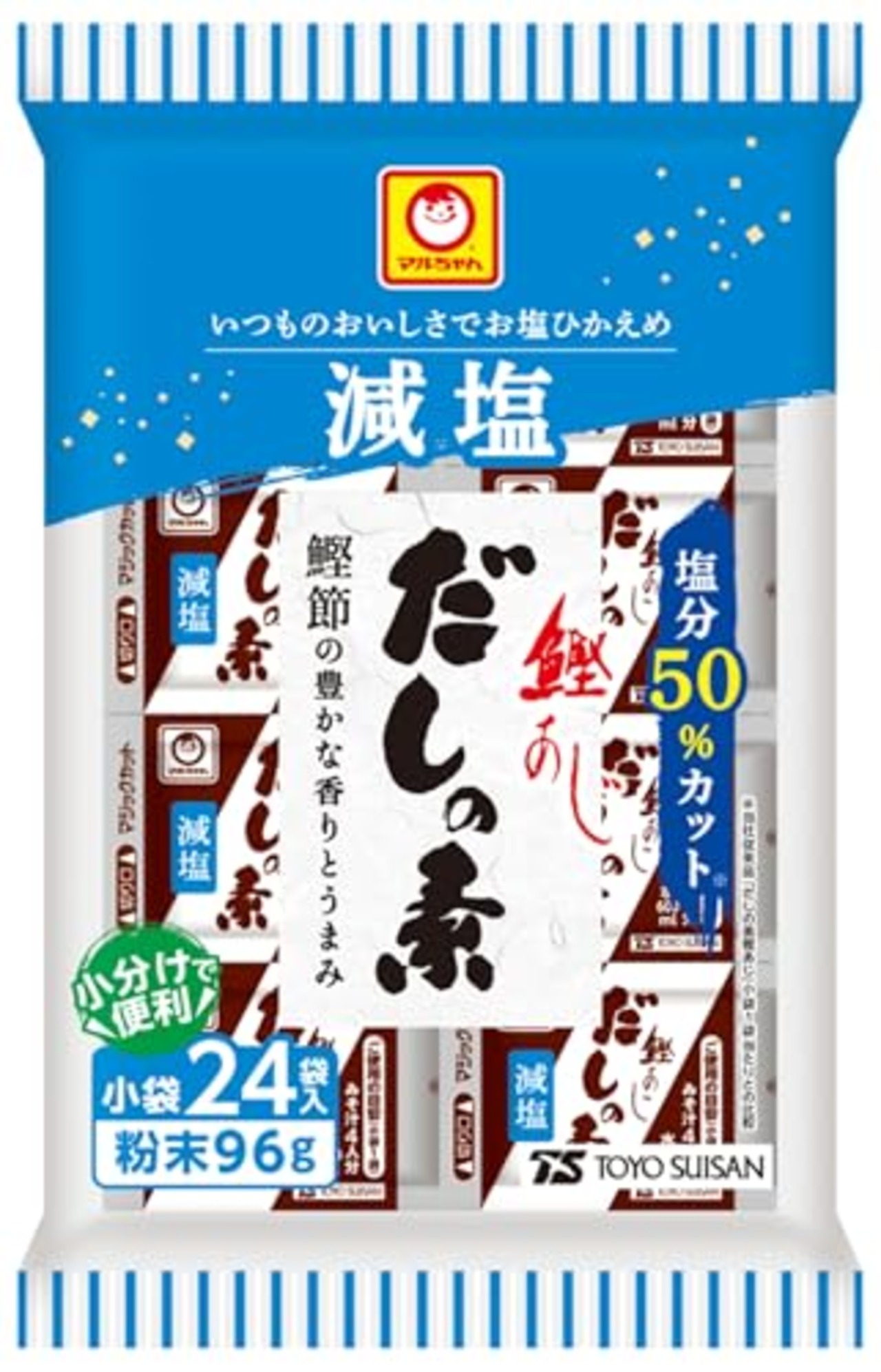 マルちゃん だしの素鰹あじ 減塩(4g×24P) 96g