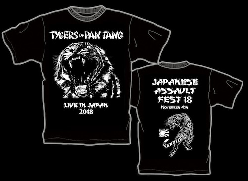 TYGERS OF PAN TANG 来日記念Tシャツ