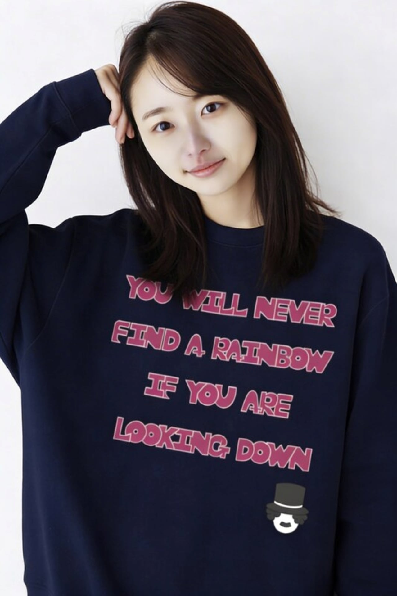 DHD(C)032【スウェット（ネイビー）　チャップおじさんⅠ】