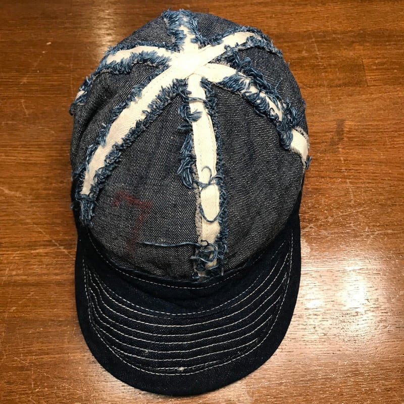 US ARMY DENIM PRISONER CAP / WW2 大戦 40s