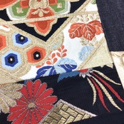 Vintage Kimono Messenger Bag small【messenger15】
