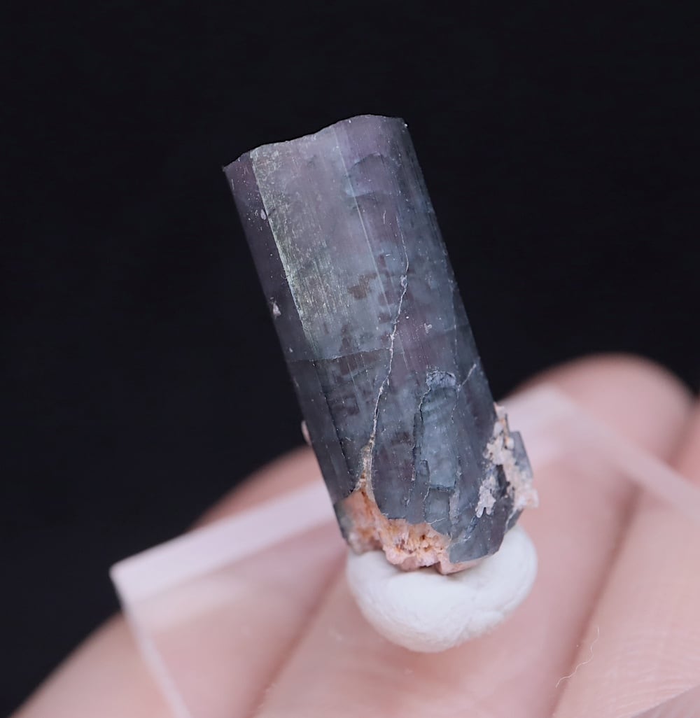 ブルー トルマリン 結晶 電気石 3.1g T638 鉱物 天然石 原石