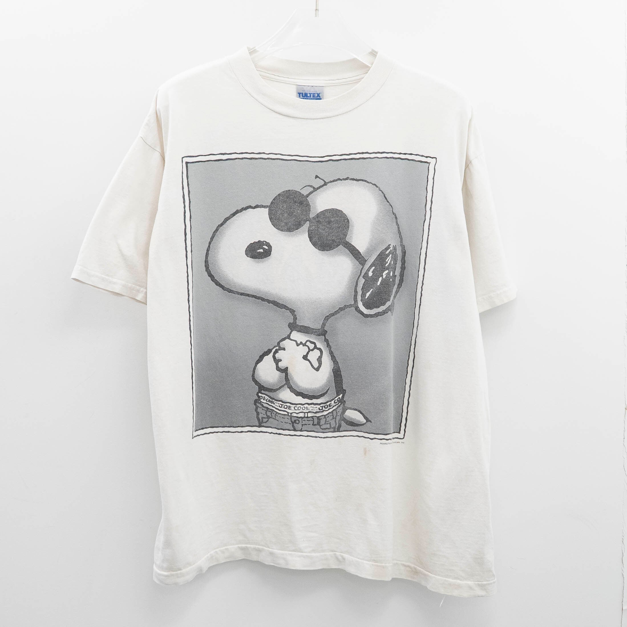 Snoopy " Joe Cool CK Parody " Tultex XL 【A6-178】