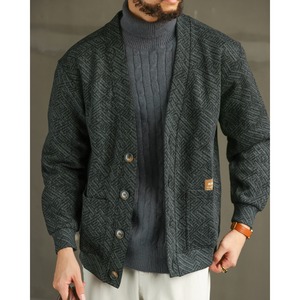 アメリカン Vネックニットカーディガン 2色　S2241