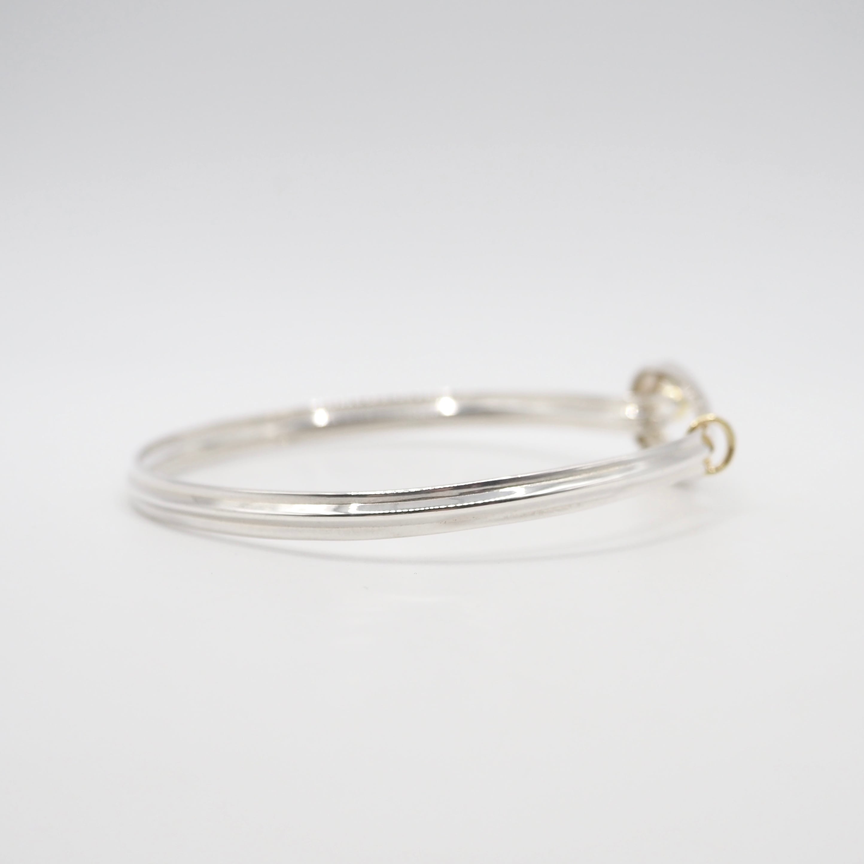 Tiffany & Co. シルバー925 k18 フック&アイ バングル Tiffany&Co. フック&アイ バングル シルバー925 K18 ティファニー