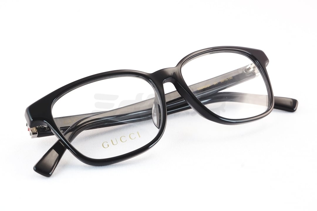 GUCCI メガネ GG0455OA 001 ウェリントン シェイプ 人気 ファッション