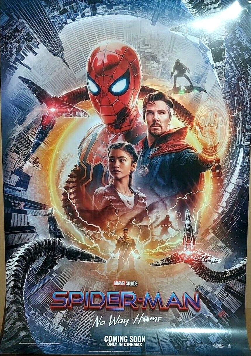 スパイダーマン ファーフロムホーム 　約102cm×69cm 両面印刷　ポスターIMAX