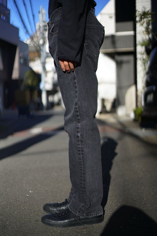 Levis 501 Black [Levis 501-0660 Made in Mexico] Vintage Black