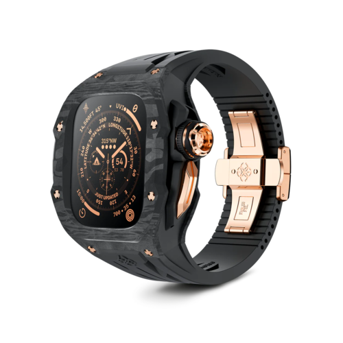 Apple Watch Case - RSC49 - ROSE GOLD CARBON