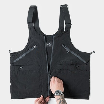 2way マルチポケットベスト ショルダーバッグ 着るバッグ ベストバッグ
