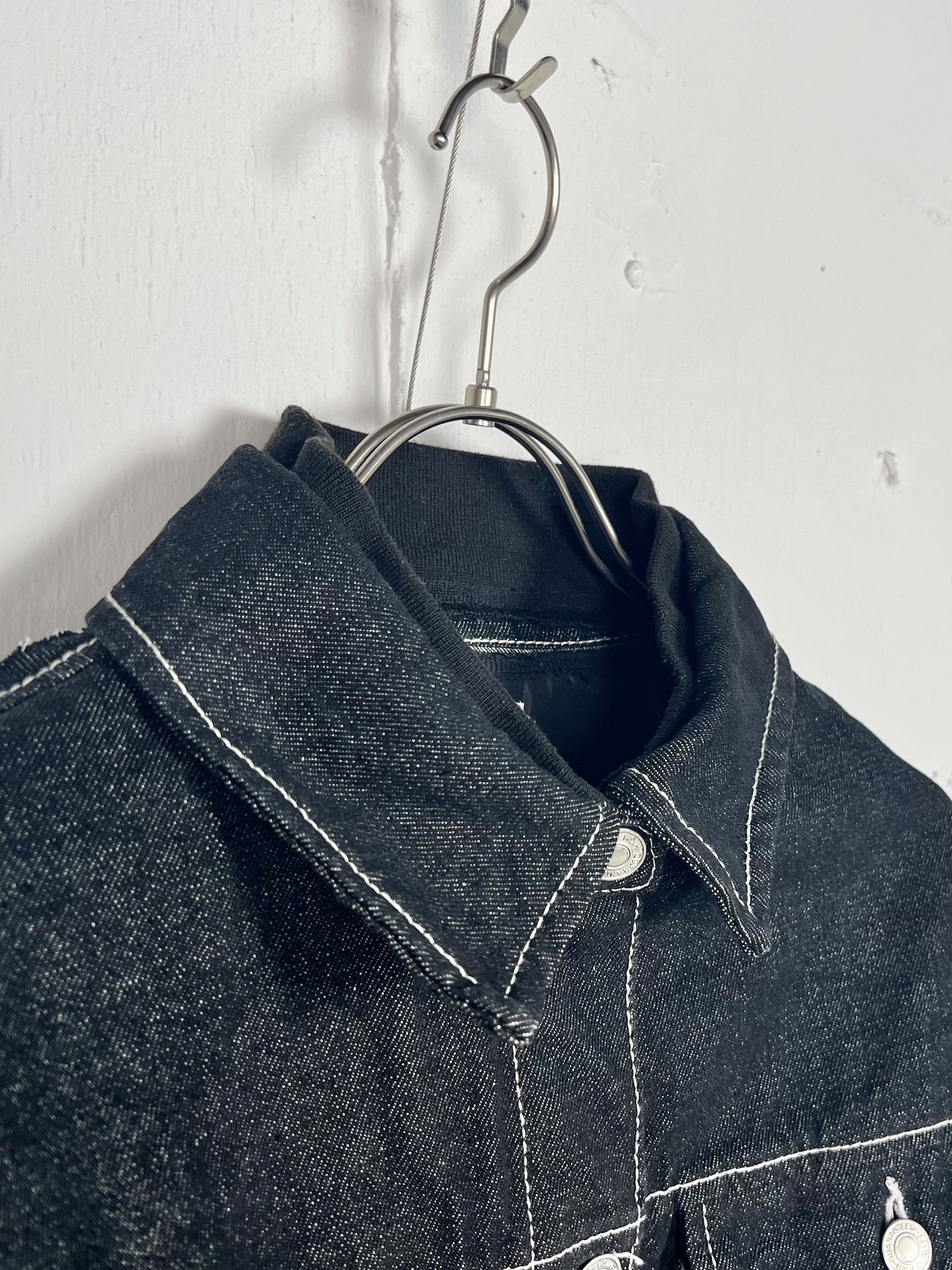 "再構築" Cotton Denim × Nylon MA-1 Docking Jaket - 14