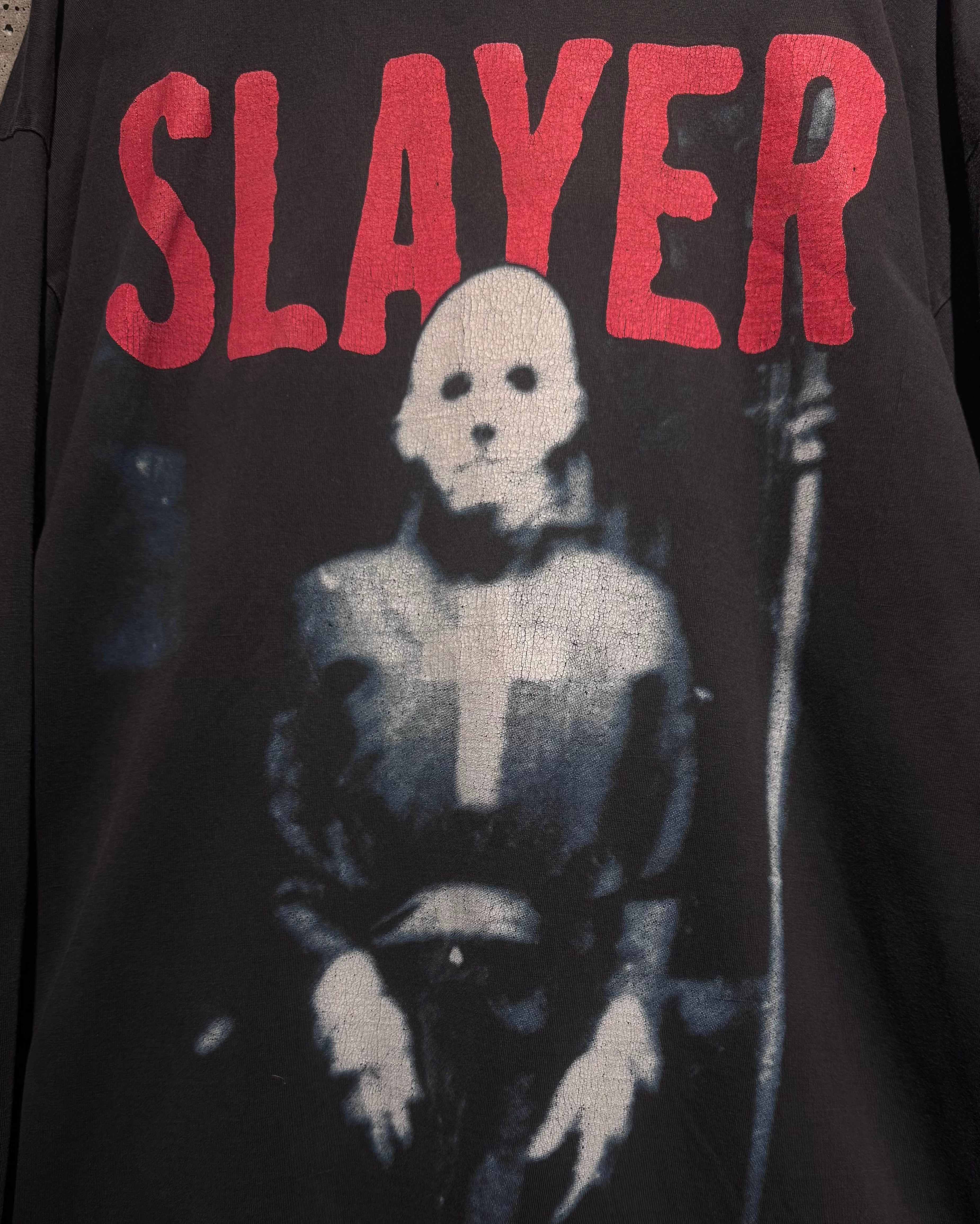 Caka】90's “SLAYER” “Diabolus in Musica” World Tour Vintage L/S T