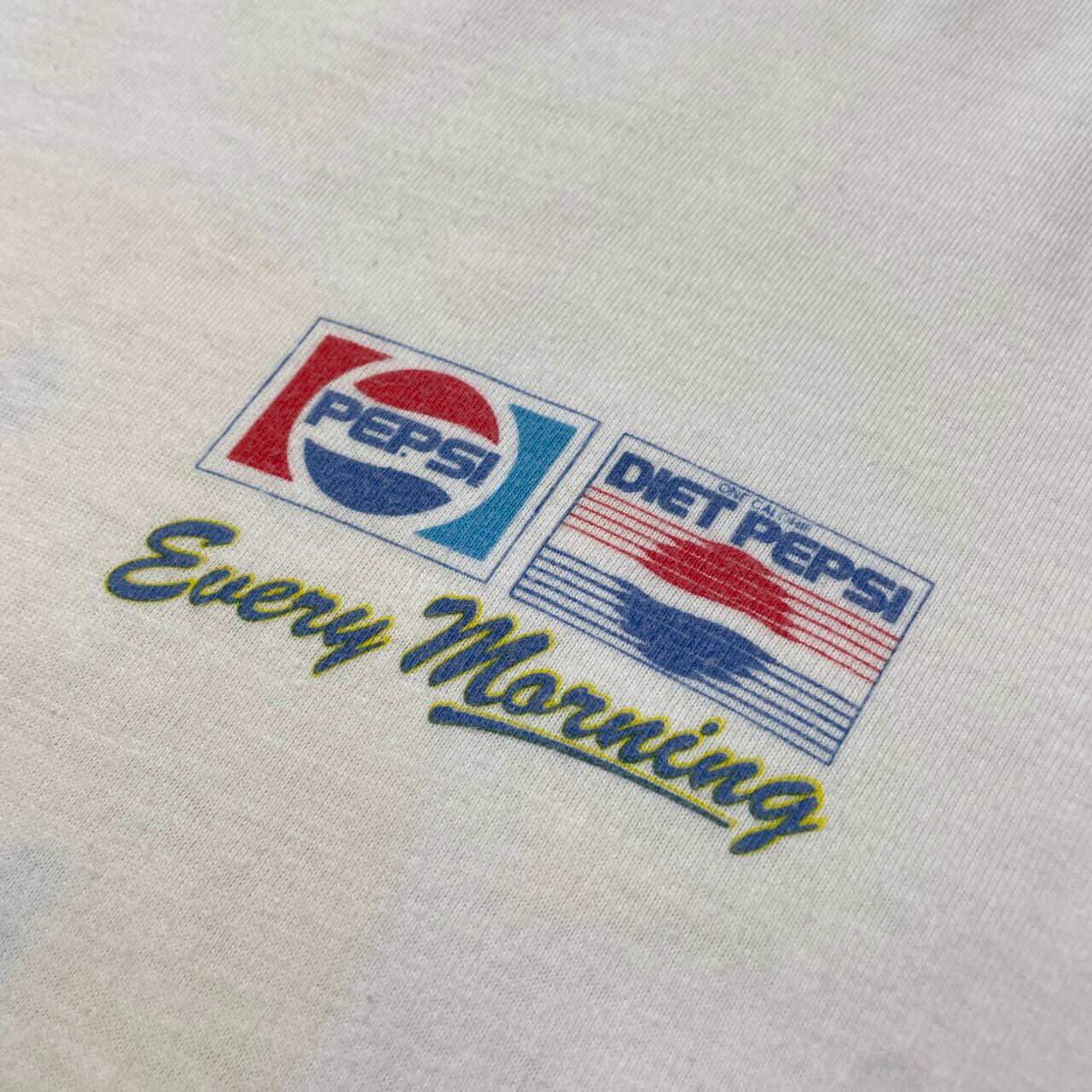 80〜90年代 USA製 ペプシコーラ PEPSI アドバタイジング 長袖Tシャツ