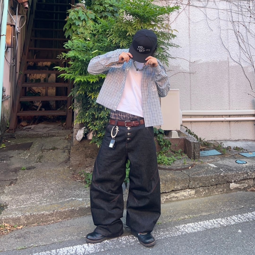 ボタンフライデニム el1521 | elev fashion store