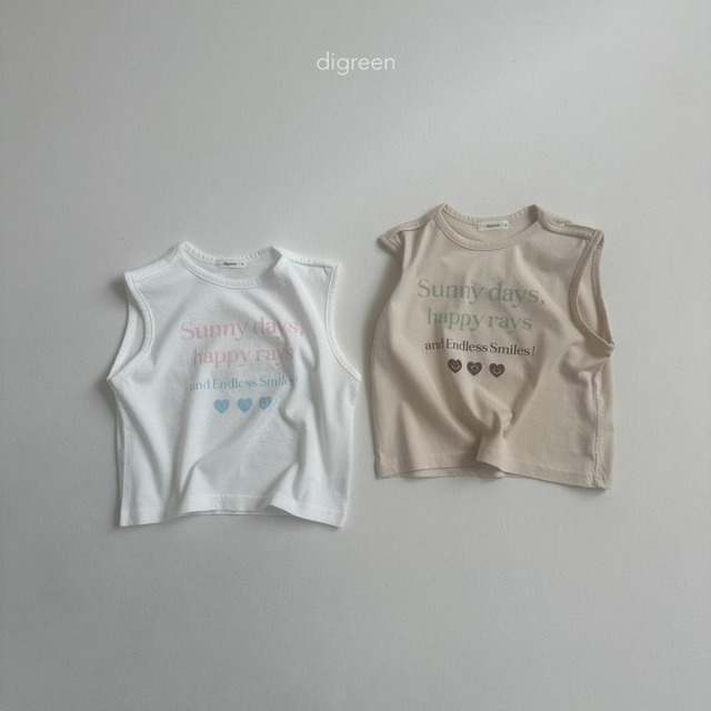 "ご予約" Sunny Days Sleeveless Top