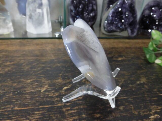 【瑪瑙カービング】　ハート瑪瑙　no.7