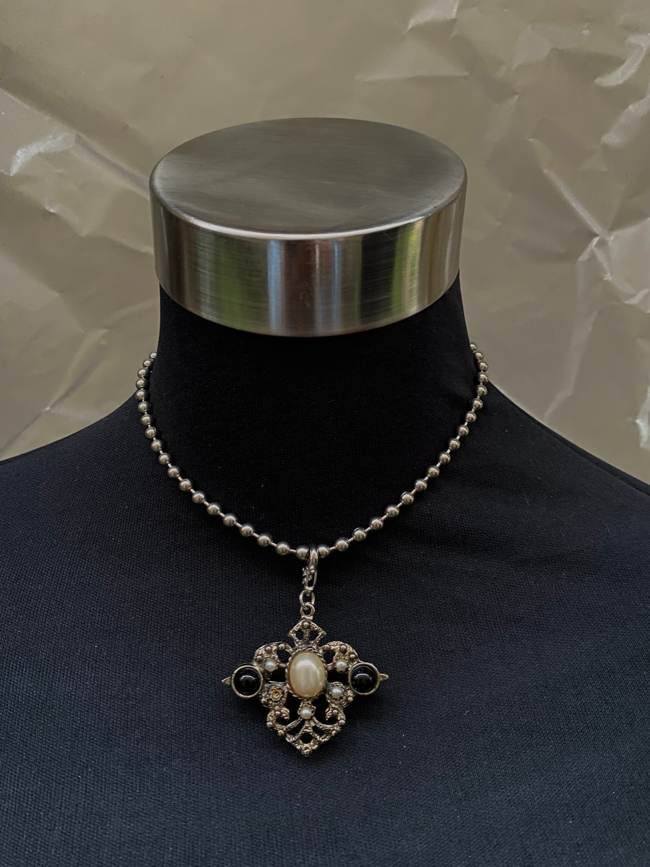 COLLENTE Originaldesign vintagecharm choker gothic-4244-7