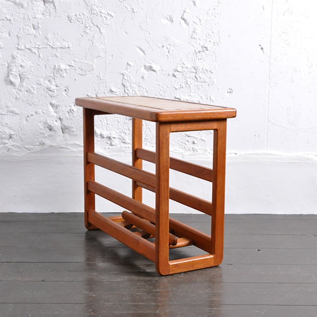 Teak Tile-Top Side Table / チーク タイルトップ サイドテーブル
