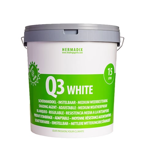 Q3ホワイト 20kg ハウス塗布型遮光剤 HERMADIX | IKEX ONLINE SHOP