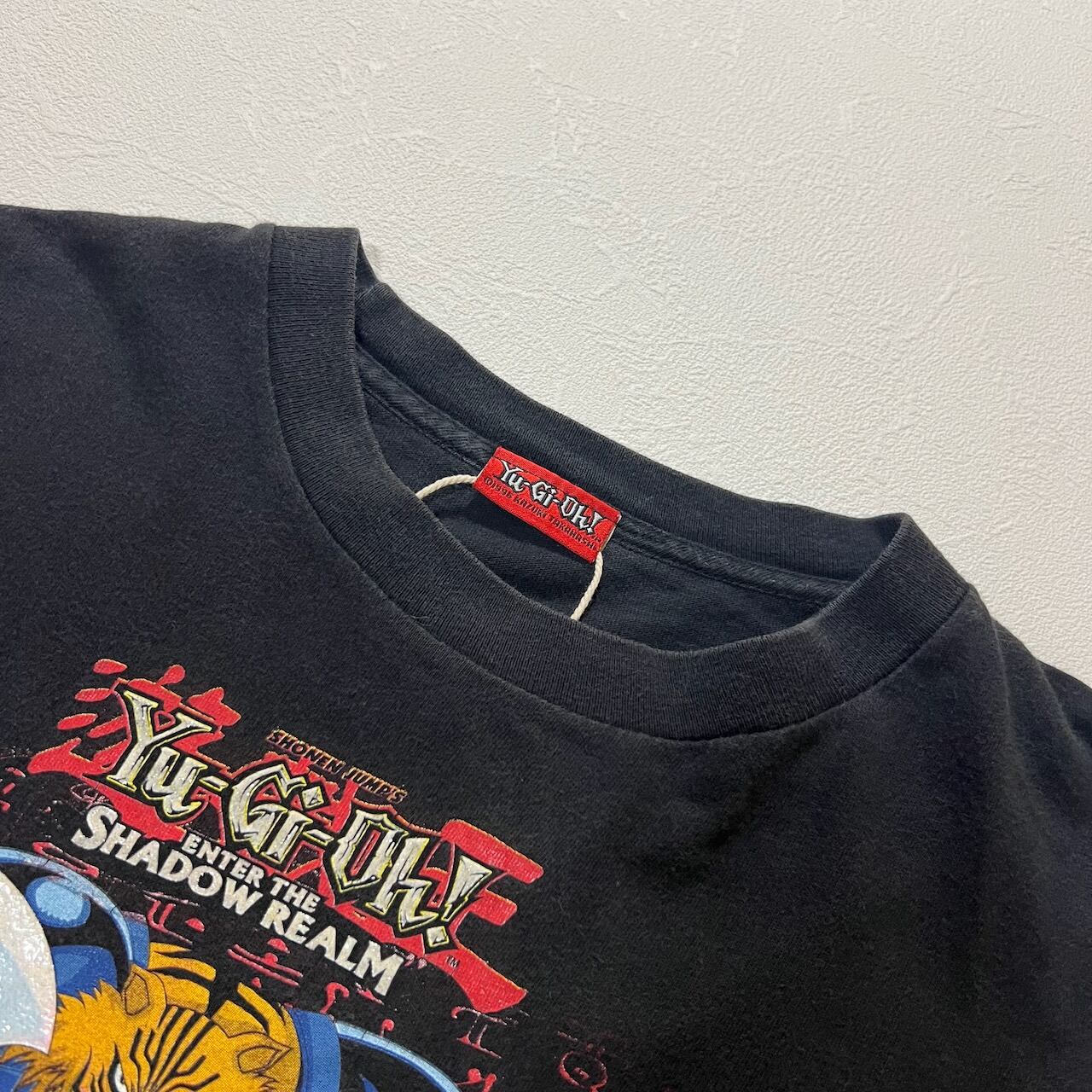 遊戯王 城之内 アニメ Tシャツ 黒 古着 | RUFFY