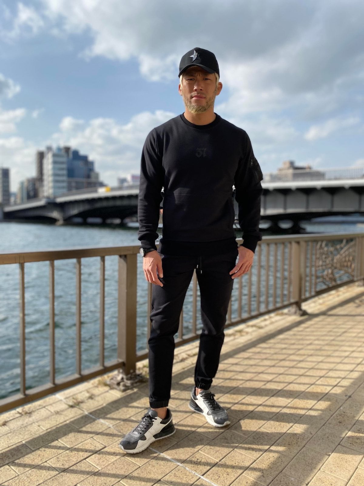 SANADA×HODOPHILAXコラボ第三弾新作スウェットセットアップ HPX-SND20411 ブラック