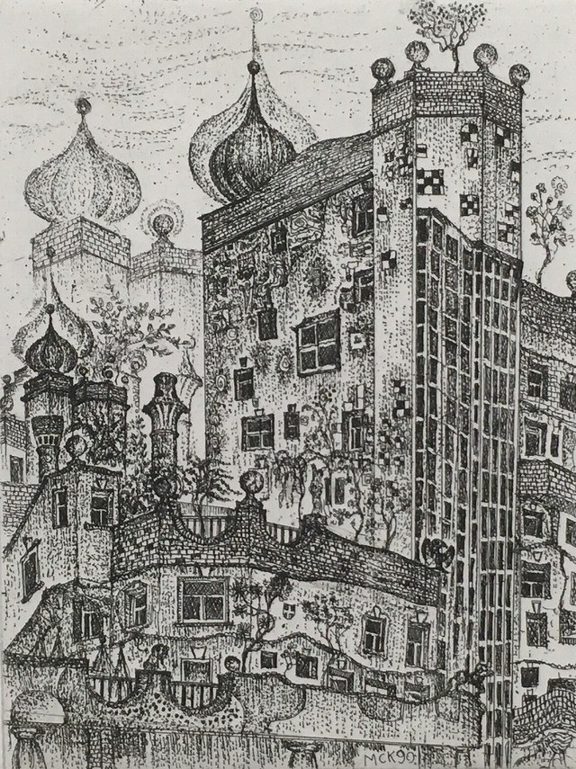 【薄井様専用】フンデルトバッサーハウス　ウィーン