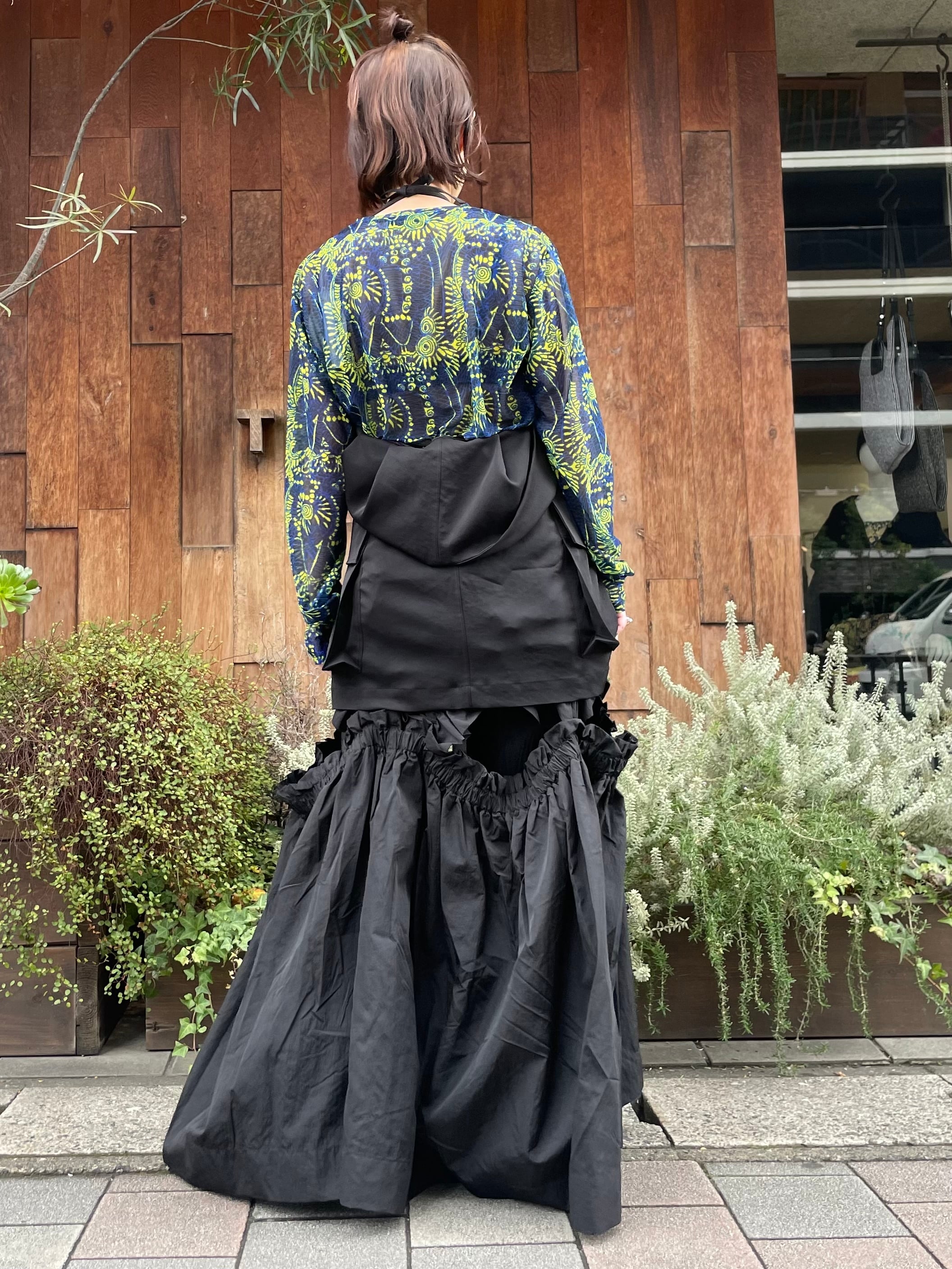 HOUGA Kiki frill dress 24ss フリルドレス