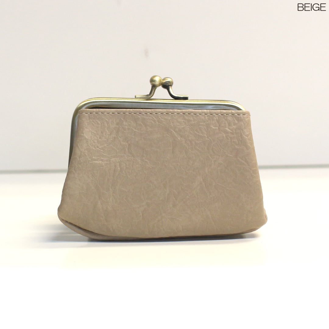 しわ合成皮革がま口コインポーチ [11-2118] | propellerheads official