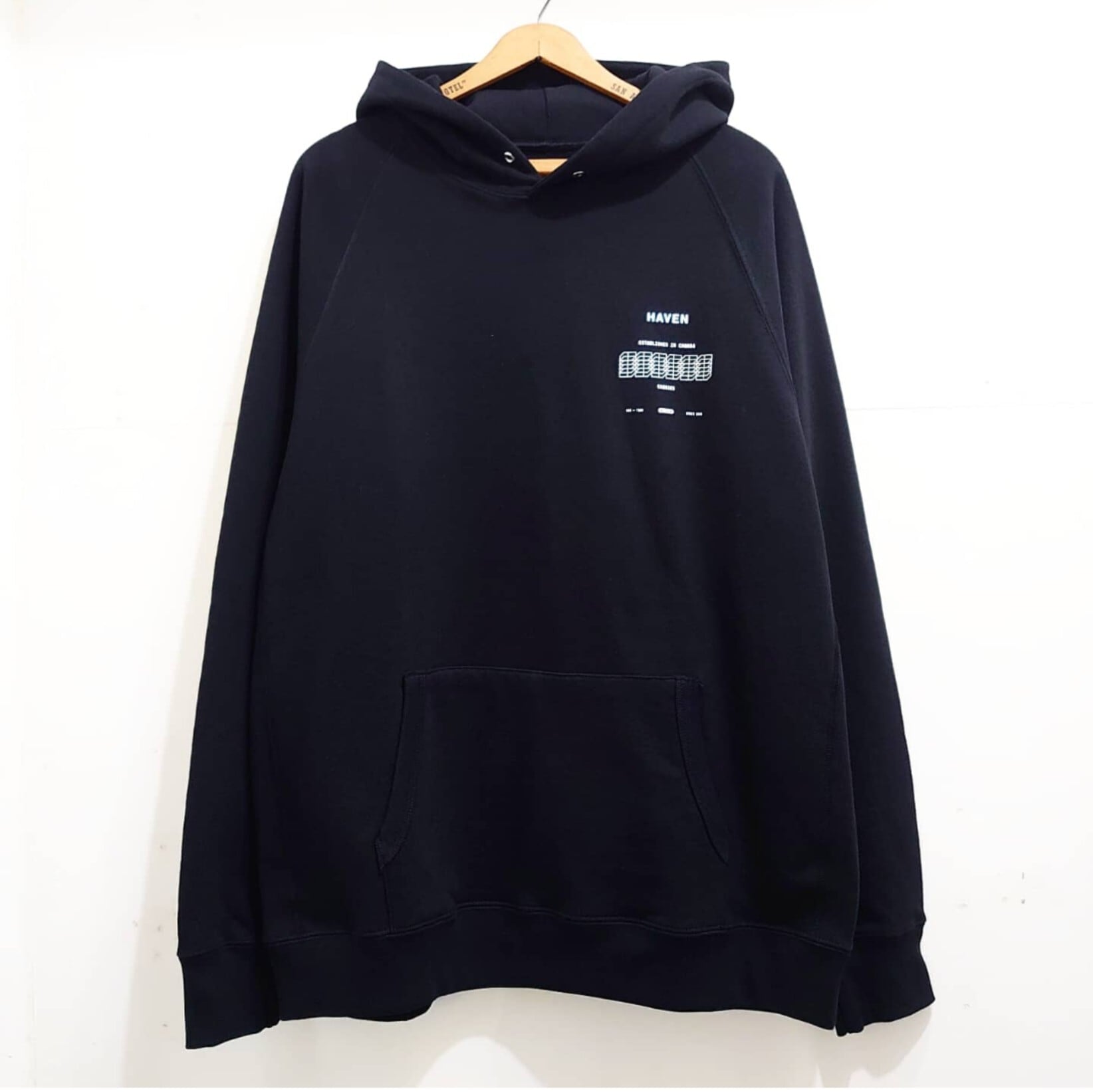 HAVEN ヘブン / STACKED PULLOVER HOODIE - COTTON TERRY ...