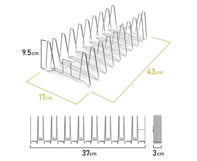 改良版：【製品単品】3cmに縮む水切りラック | ルプループ