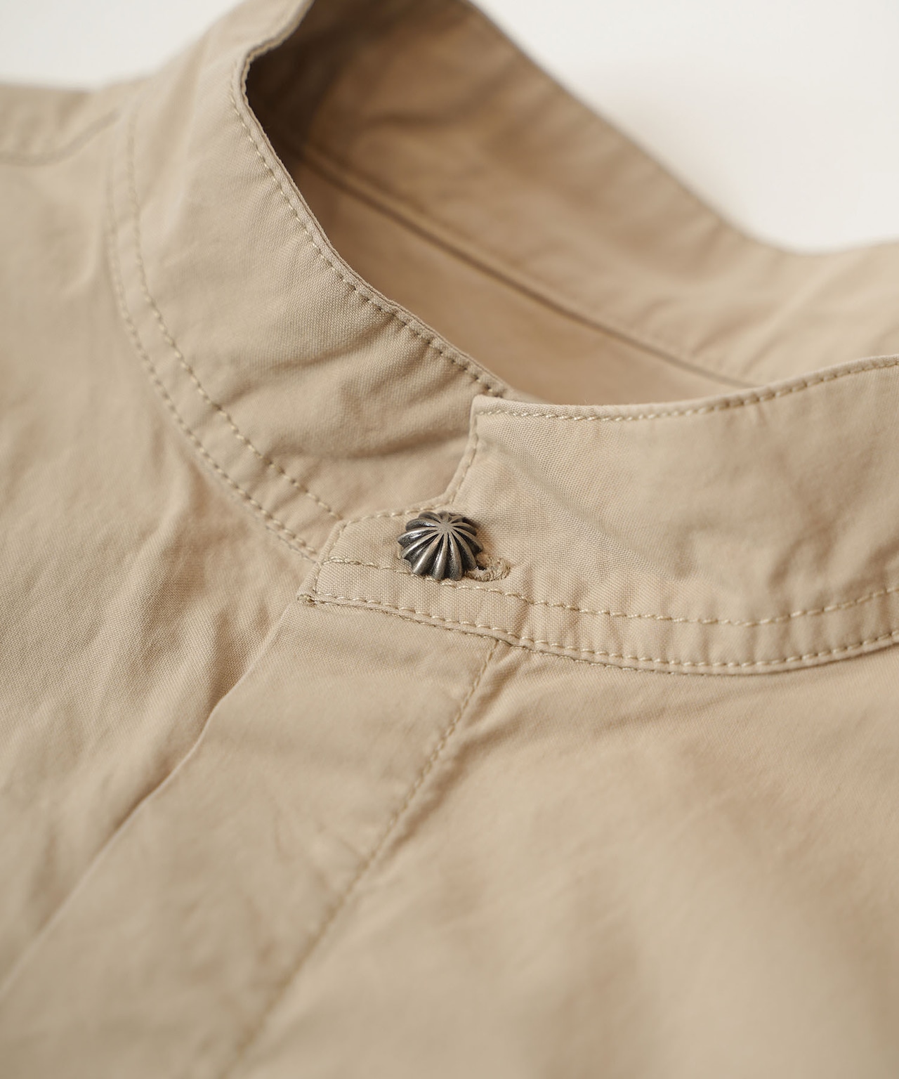 Cotton Stand Collar Shirts［HSS003］
