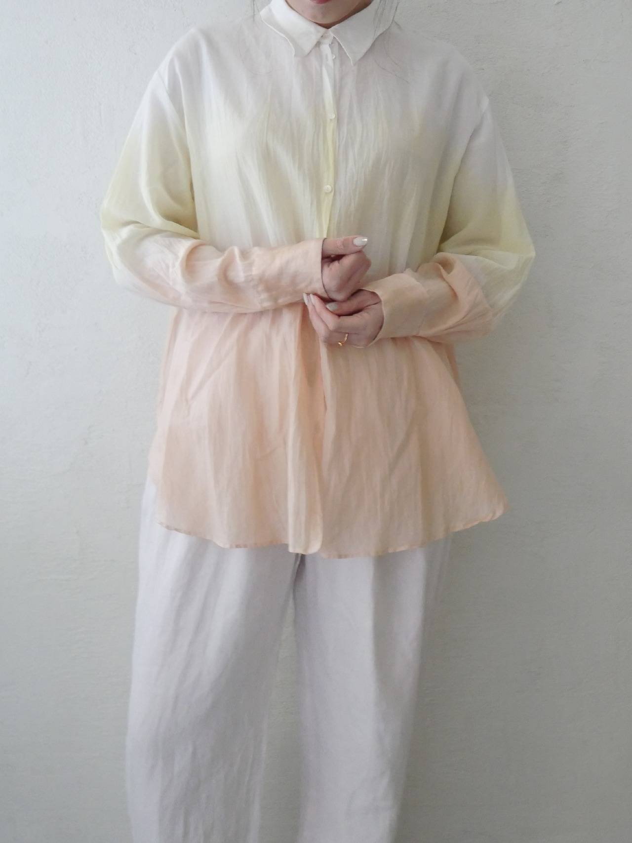 【綿シルクシャツブラウス】BLOUSE141-12