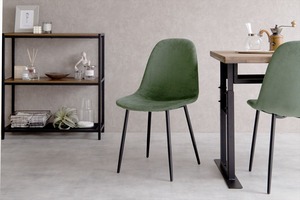 【単品】Jolly 一人掛けダイニングチェア(コーデュロイ)