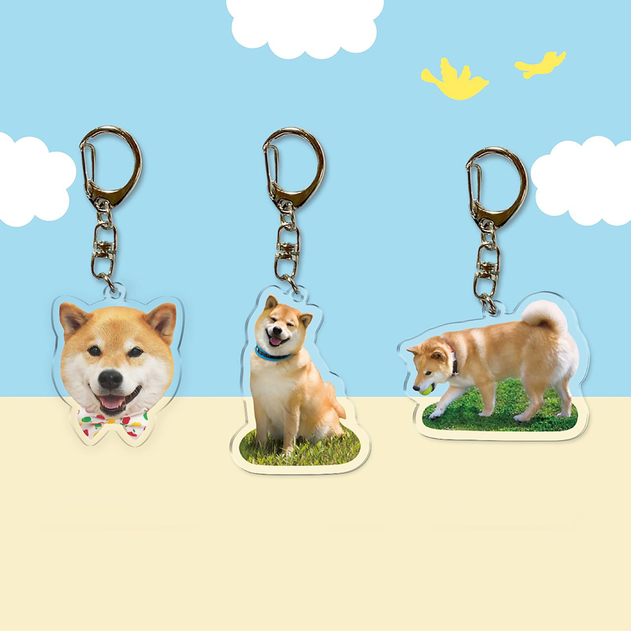 柴犬まる☆アクリルキーホルダー | MARUTARO SHOP