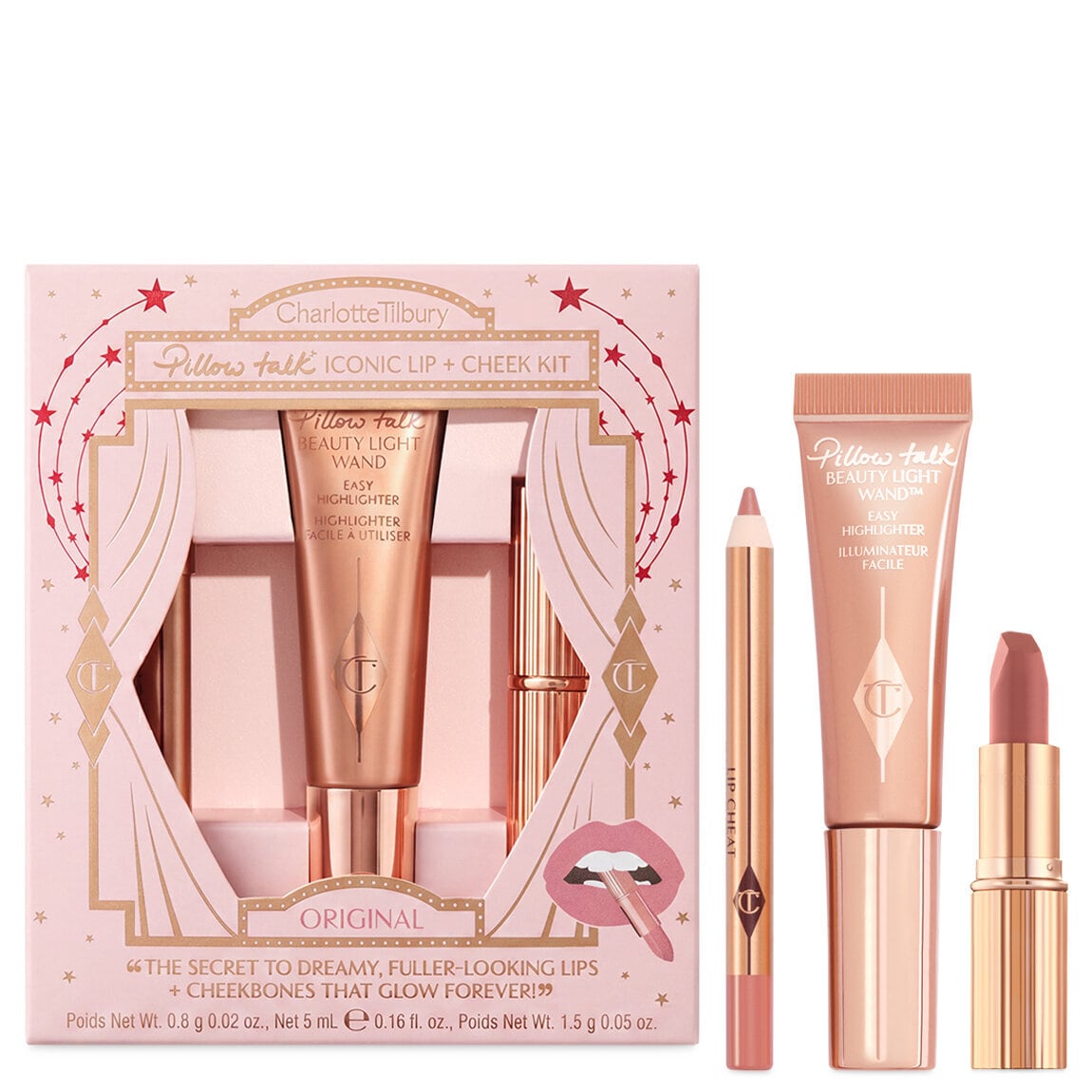 【Charlotte Tilbury 】限定Pillow Talk Iconic Lip + Cheek - Pillow Talk