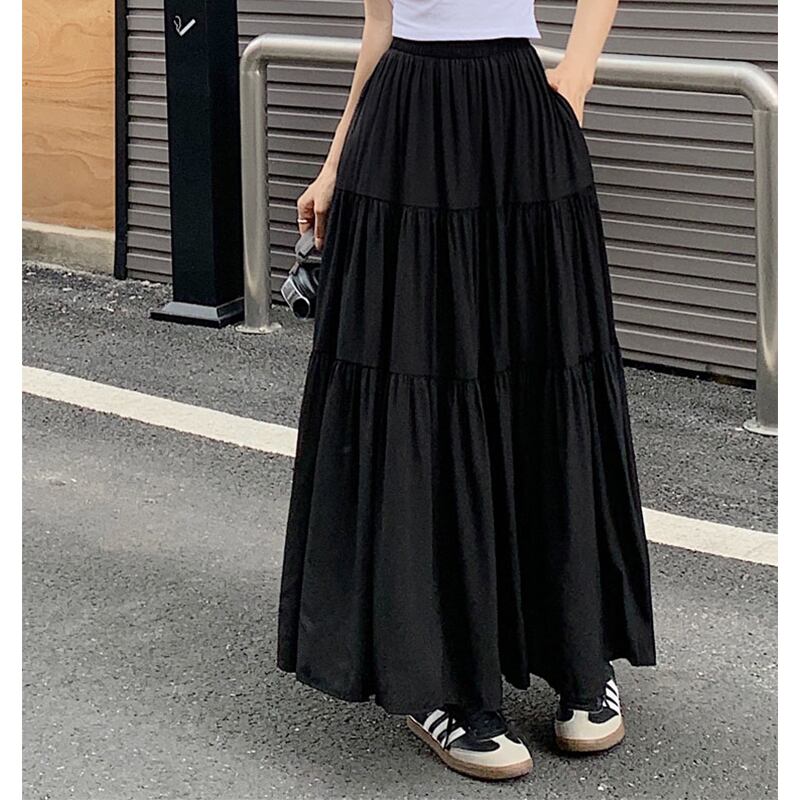 tiered long skirt 102276