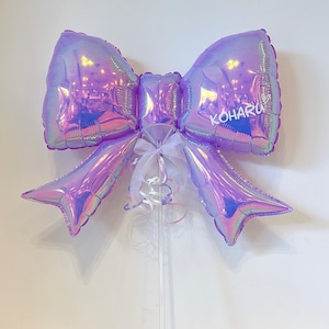 リボン stick balloon［発送まで1週間前後］