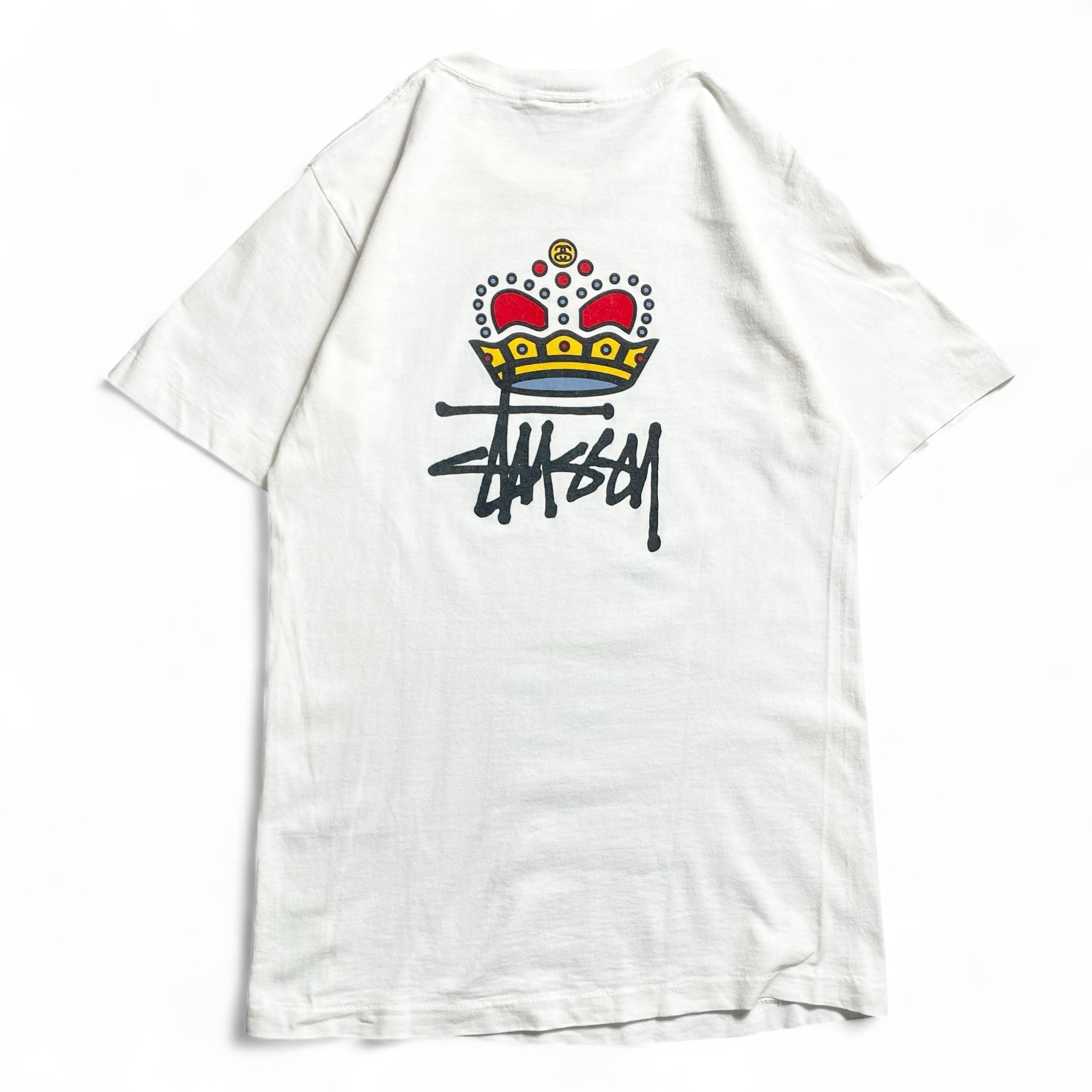 90s USA製 old stussy crown vintage Tシャツ