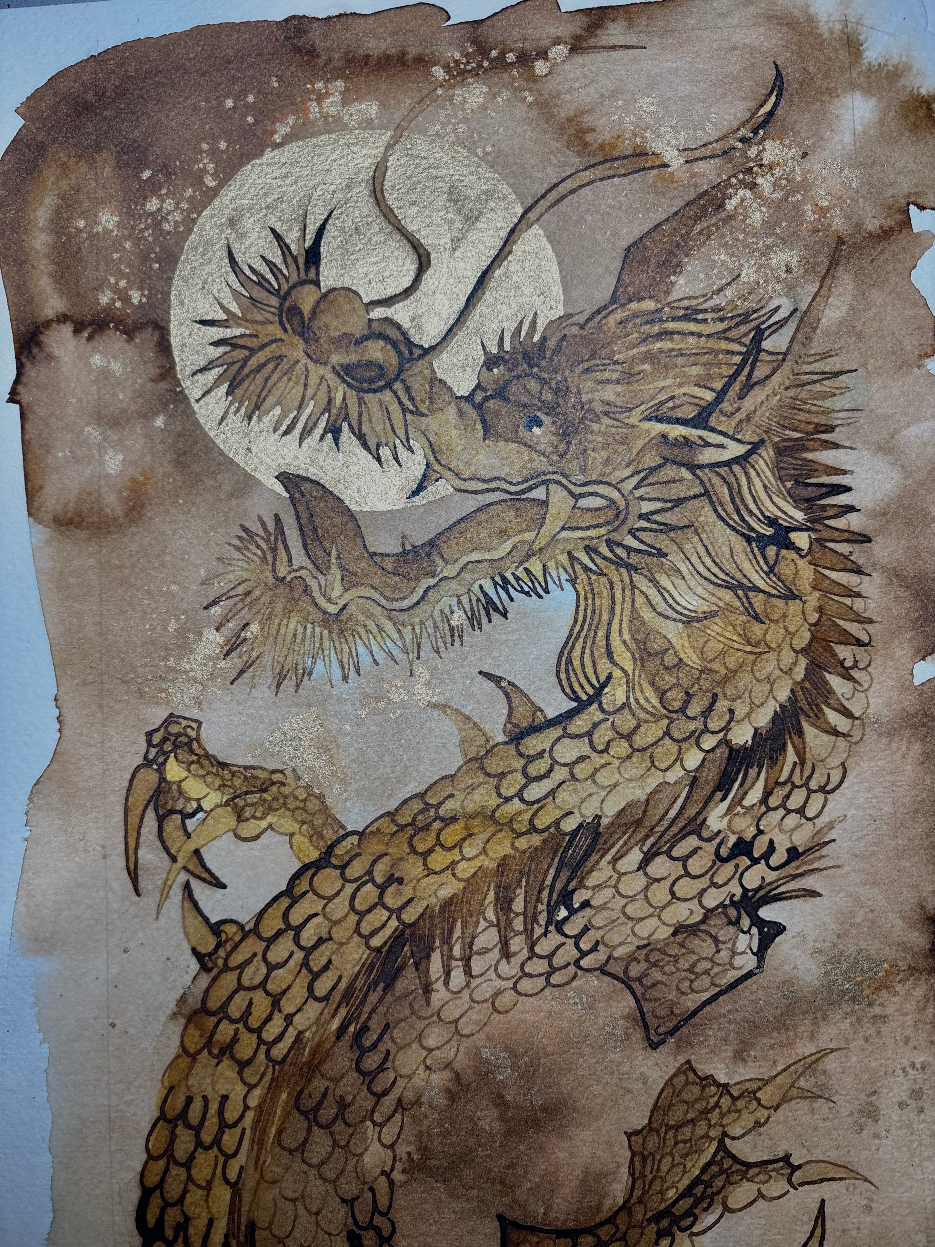 絵画『龍神II』原画 | YURI YOSHINAGA ART SHOP エドマッチョ
