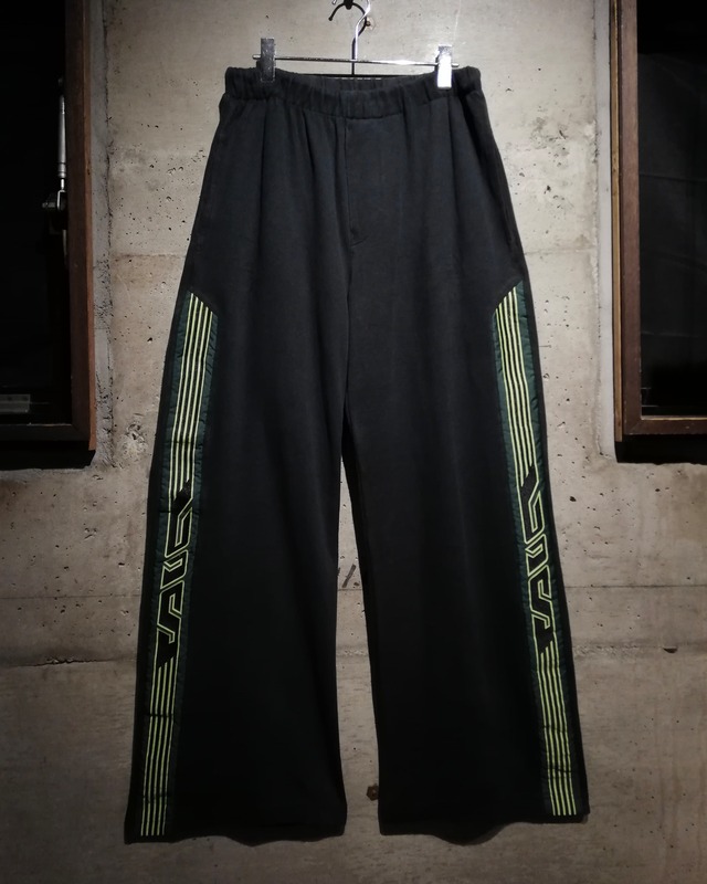 【Caka】“JNCO” Side Line Wide Easy Pants