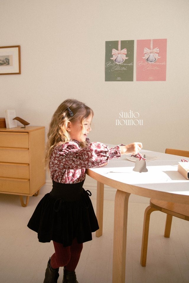 【予約商品】2025 冬 新作 STUDIO NOUNOU スタジオヌヌ 3色展開 ローズブラウス