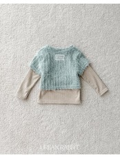 アーバンラビット / URBAN RABBIT / チェックレイヤードセット / 韓国子供服 / ジュニア / 26winter〖取寄〗*JS~JM*