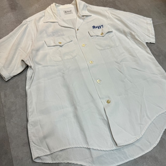 1960s MALBORO S/S WHITE SHIRT